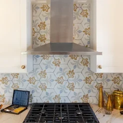 Les Carreaux De Jean Carrelage Sol Pour Salle De Bains|Carrelage Sol Effet Carreaux De Ciment<Carrelage Imitation Carreaux de Ciment BOHEMIA 21x25 Lola - Les Carreaux de Jean