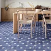 Les Carreaux De Jean  Carrelage Sol Effet Carreaux De Ciment<Carrelage Imitation Carreaux de Ciment Bleu Étoile STAR 44x44 Navy - Les Carreaux de Jean