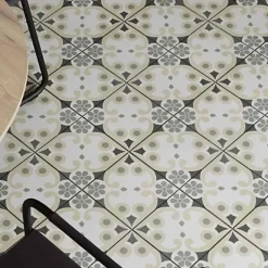 Les Carreaux De Jean Carrelage Imitation Carreaux de Ciment LA MADELEINE 20x20 Jenette - Les Carreaux de Jean- Carrelage Sol Effet Carreaux De Ciment|Carrelage Sol Pour Cuisine
