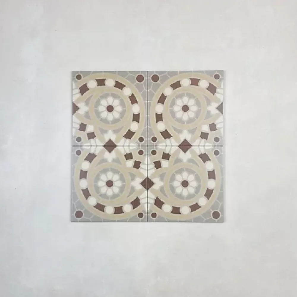 Les Carreaux De Jean Carrelage Sol Pour Cuisine|Carrelage Sol Effet Carreaux De Ciment<Carrelage Imitation Carreaux de Ciment LA MADELEINE 20x20 Malo - Les Carreaux de Jean