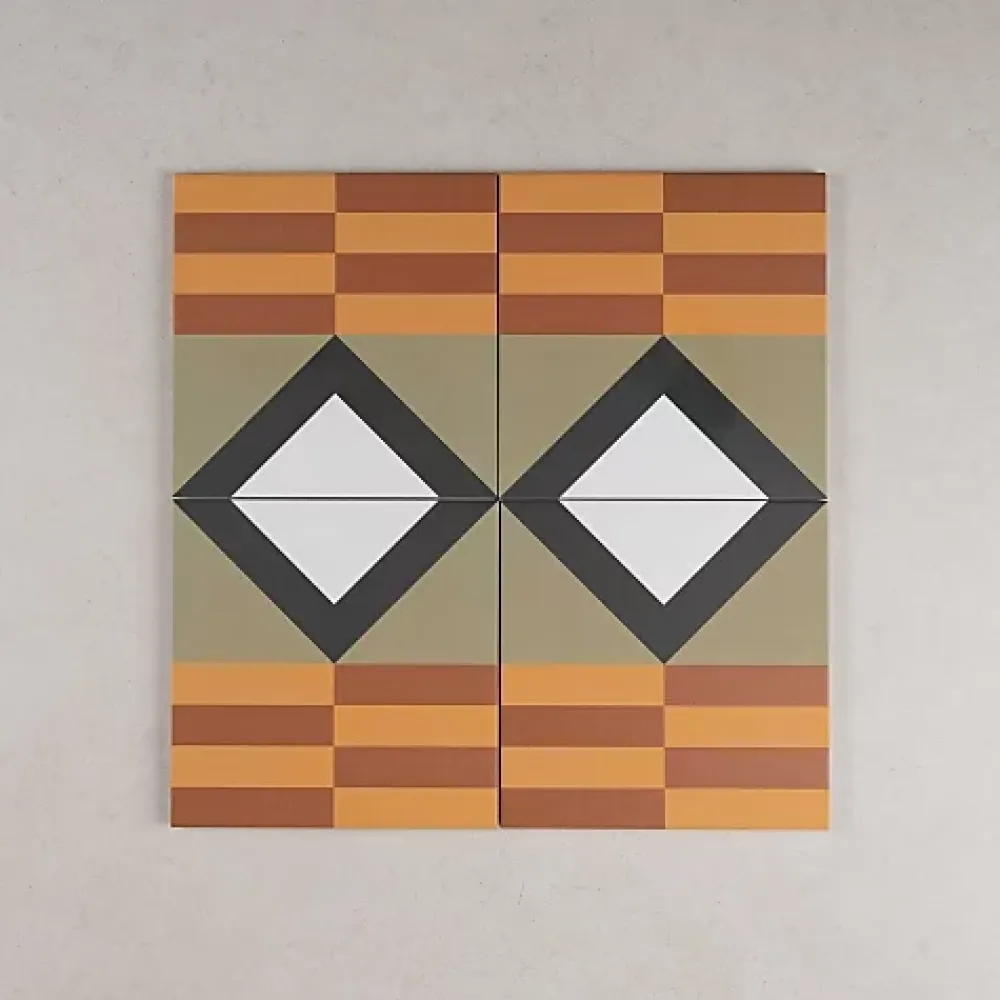 Gioia Materia Carrelage Sol Effet Carreaux De Ciment<Carrelage Imitation Carreaux de Ciment BAUHOME 20x20 Mark Warm - Les Carreaux de Jean
