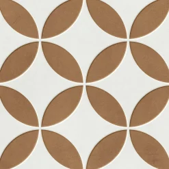 Les Carreaux De Jean Carrelage Imitation Carreaux De Ciment 22,3x22,3 MAYARI Clay Petals - Les Carreaux de Jean- Carrelage Sol Pour Cuisine