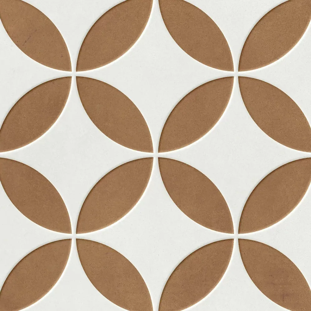 Les Carreaux De Jean Carrelage Imitation Carreaux De Ciment 22,3x22,3 MAYARI Clay Petals - Les Carreaux de Jean- Carrelage Sol Pour Cuisine