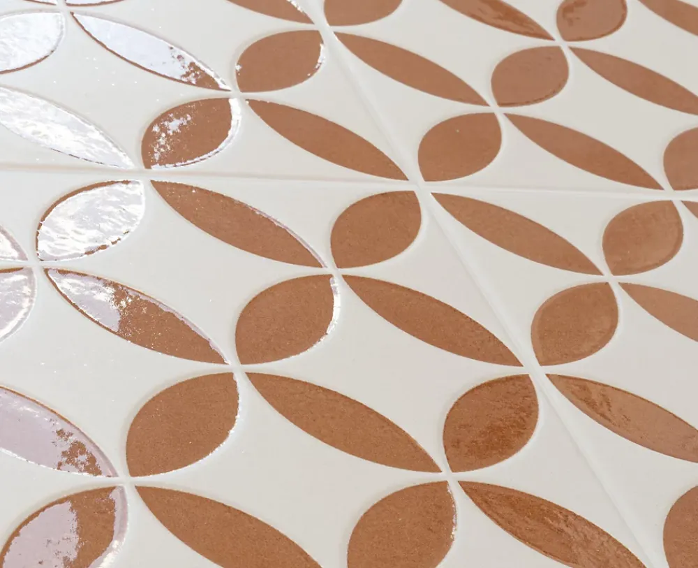 Les Carreaux De Jean Carrelage Imitation Carreaux De Ciment 22,3x22,3 MAYARI Clay Petals - Les Carreaux de Jean- Carrelage Sol Pour Cuisine