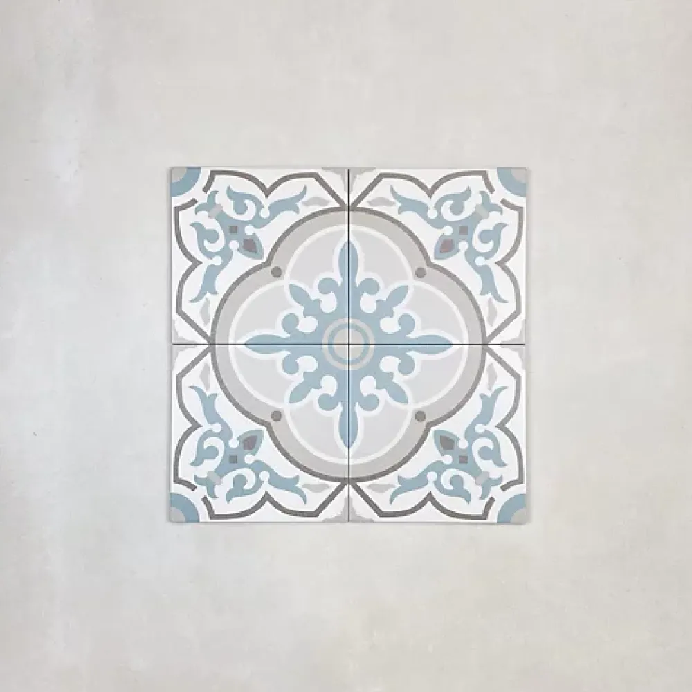Les Carreaux De Jean Carrelage Sol Effet Carreaux De Ciment<Carrelage Imitation Carreaux de Ciment LA MADELEINE 20x20 Gaetine Classic - Les Carreaux de Jean