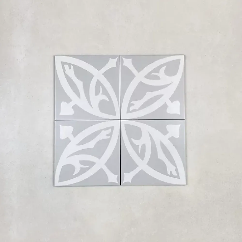 Les Carreaux De Jean Carrelage Sol Pour Cuisine|Carrelage Sol Effet Carreaux De Ciment<Carrelage Imitation Carreaux de Ciment LA MADELEINE 20x20 Zelie Gris - Les Carreaux de Jean