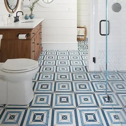 Les Carreaux De Jean  Carrelage Imitation Carreaux De Ciment LOFT FLOOR 20x20 Elyria - Les Carreaux de Jean- Carrelage Sol Pour Cuisine|Carrelage Sol Effet Carreaux De Ciment