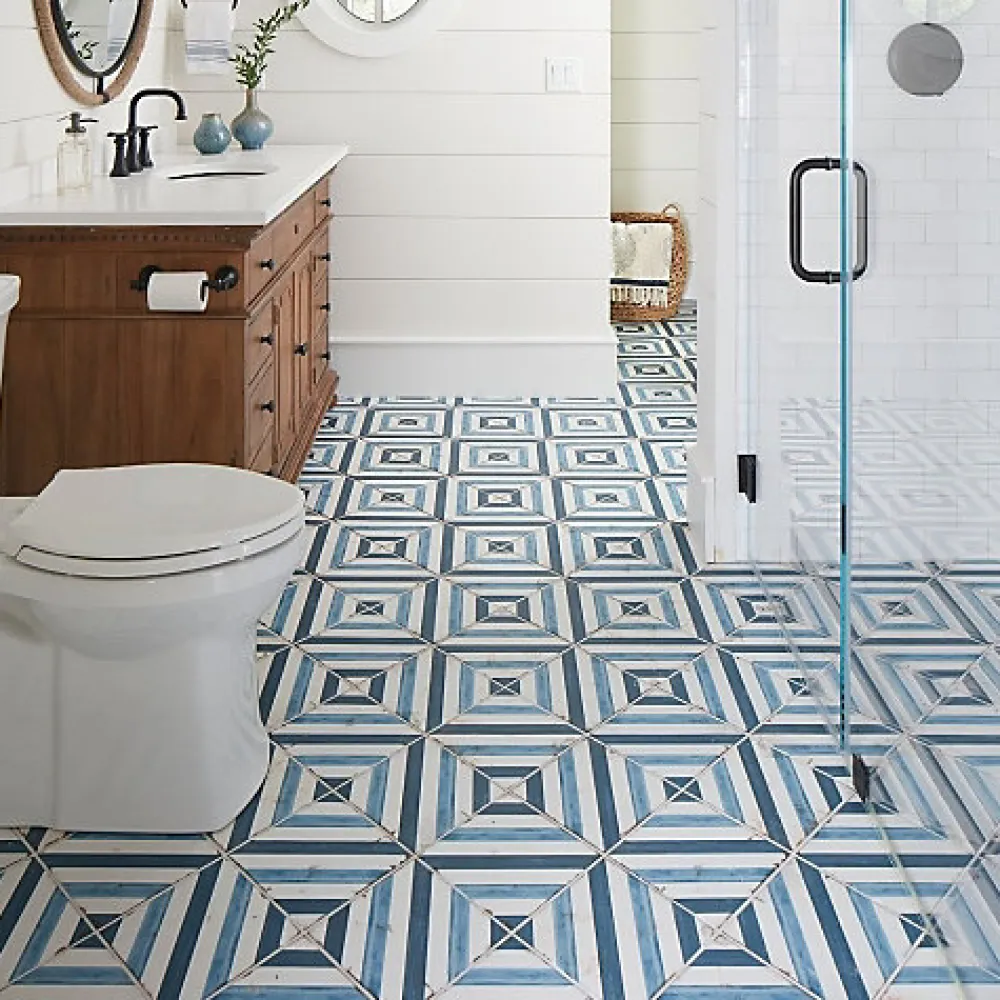 Les Carreaux De Jean Carrelage Imitation Carreaux De Ciment LOFT FLOOR 20x20 Elyria - Les Carreaux de Jean- Carrelage Sol Pour Cuisine|Carrelage Sol Effet Carreaux De Ciment
