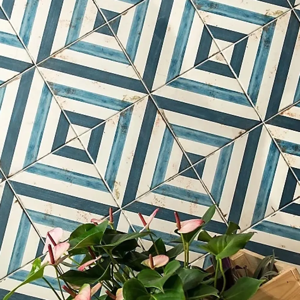 Les Carreaux De Jean Carrelage Imitation Carreaux De Ciment LOFT FLOOR 20x20 Elyria - Les Carreaux de Jean- Carrelage Sol Pour Cuisine|Carrelage Sol Effet Carreaux De Ciment