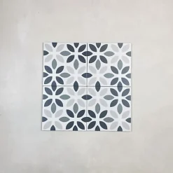 Les Carreaux De Jean Carrelage Sol Effet Carreaux De Ciment<Carrelage Imitation Carreaux de Ciment LA MADELEINE 20x20 Lyla Noir - Les Carreaux de Jean