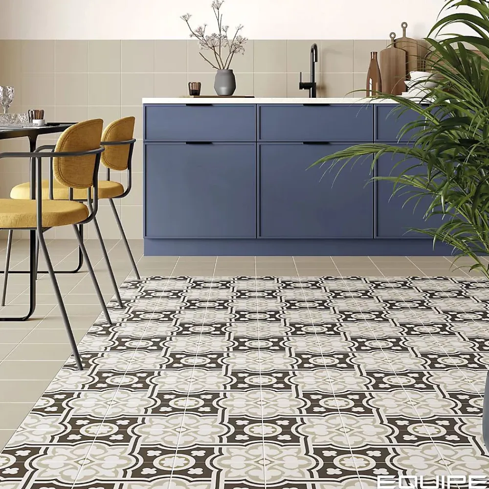 Les Carreaux De Jean Carrelage Sol Effet Carreaux De Ciment<Carrelage Imitation Carreaux De Ciment 20x20 RIVOLI Plaza - Les Carreaux de Jean