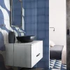 Les Carreaux De Jean  Carrelage Imitation Carreaux De Ciment 20x20 SCENARIO Tappeto 2B Blu - Les Carreaux de Jean- Carrelage Sol Pour Cuisine