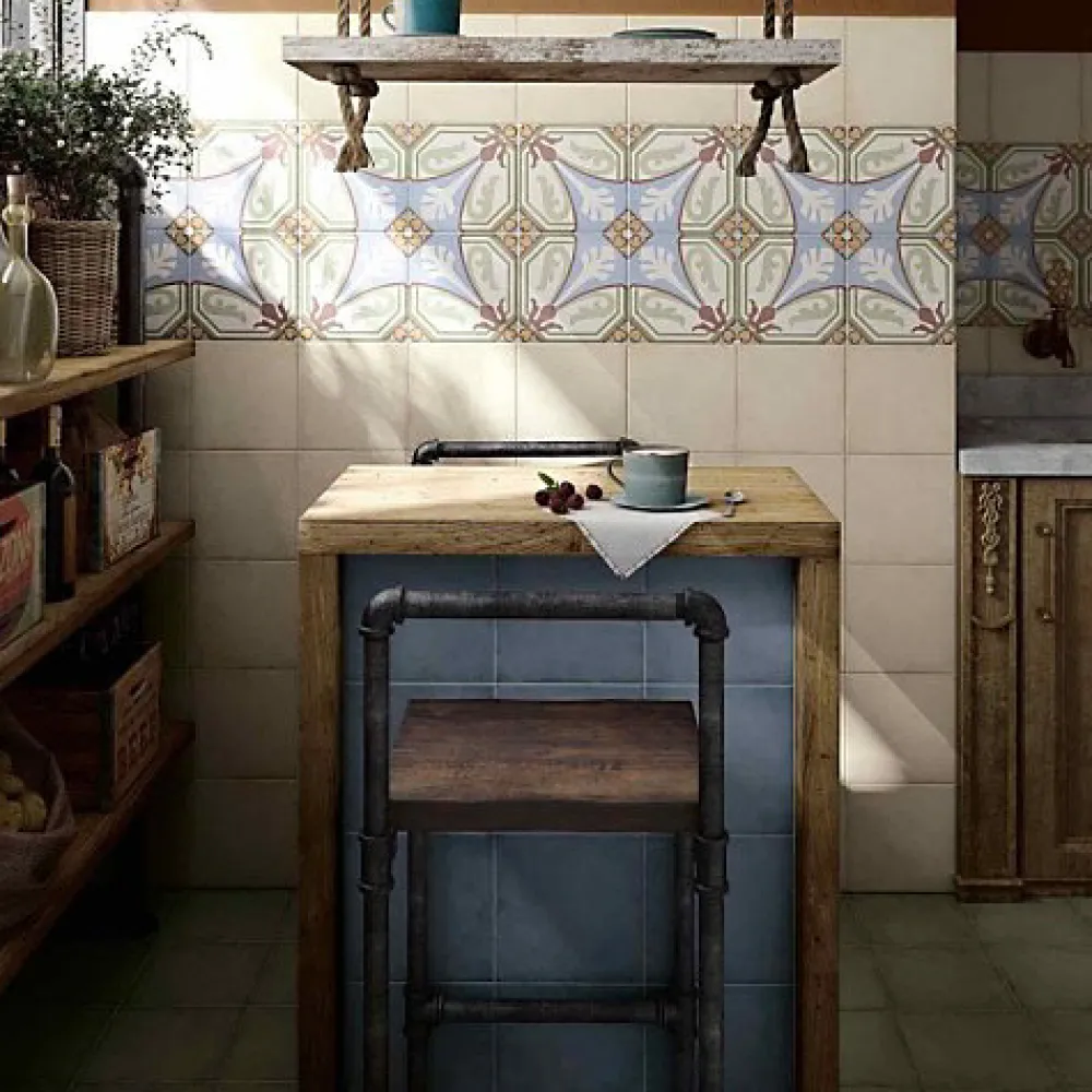 Gioia Materia Carrelage Sol Effet Carreaux De Ciment<Carrelage Imitation Carreaux de Ciment ART NOUVEAU DECOR 20x20 Viena Colour - Les Carreaux de Jean
