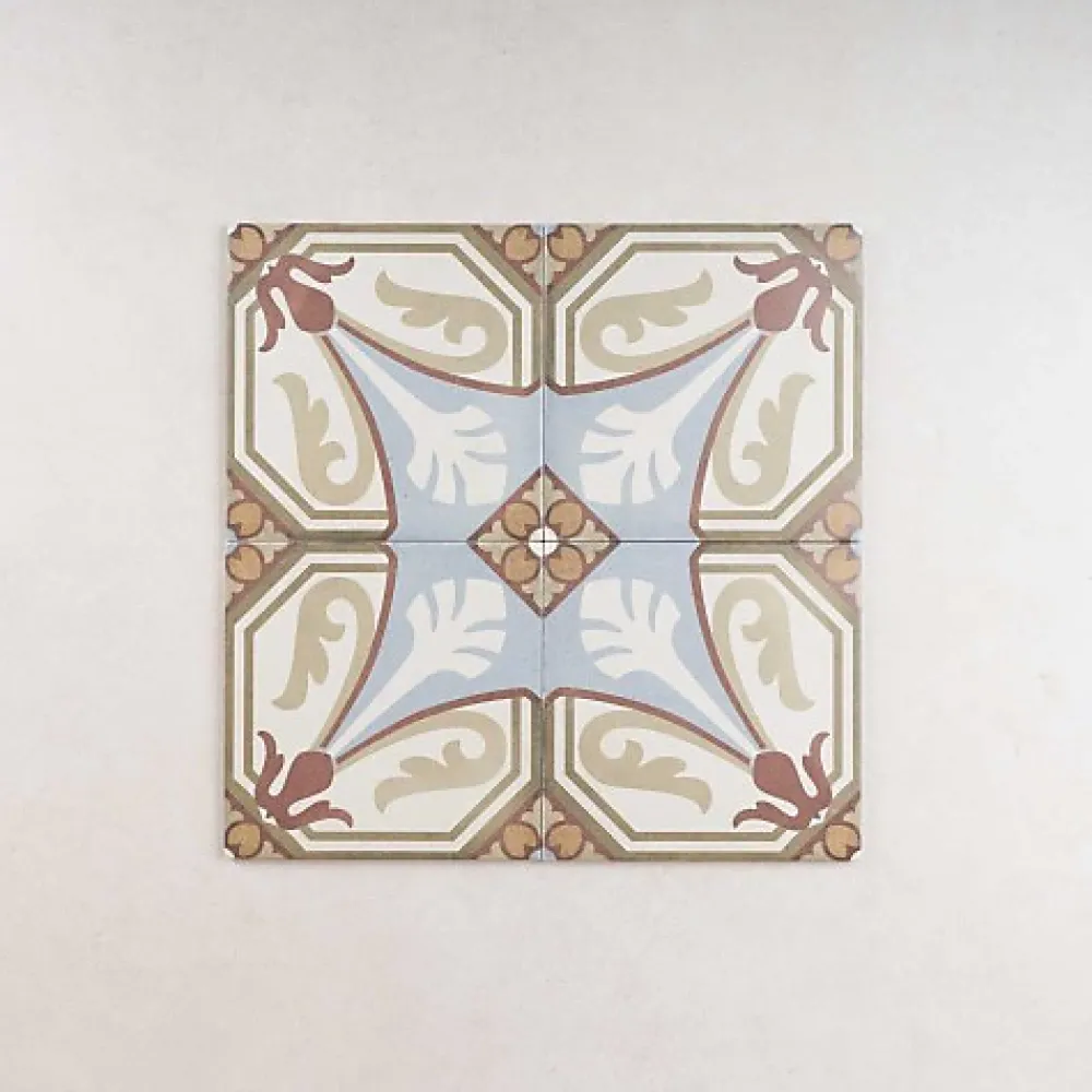Gioia Materia Carrelage Sol Effet Carreaux De Ciment<Carrelage Imitation Carreaux de Ciment ART NOUVEAU DECOR 20x20 Viena Colour - Les Carreaux de Jean