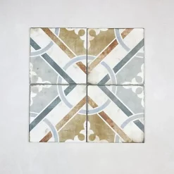 Les Carreaux De Jean  Carrelage Sol Effet Carreaux De Ciment|Carrelage Sol Pour Cuisine<Carrelage Imitation Carreaux De Ciment LOFT FLOOR 20x20 Parma - Les Carreaux de Jean