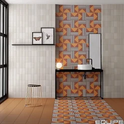 Gioia Materia Carrelage Imitation Carreaux de Ciment BAUHOME 20x20 Stritch Warm - Les Carreaux de Jean- Carrelage Sol Pour Cuisine