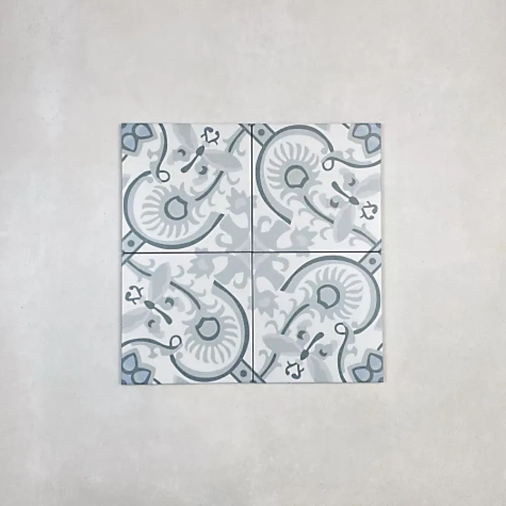 Les Carreaux De Jean Carrelage Imitation Carreaux de Ciment LA MADELEINE 20x20 Papillon - Les Carreaux de Jean- Carrelage Sol Effet Carreaux De Ciment