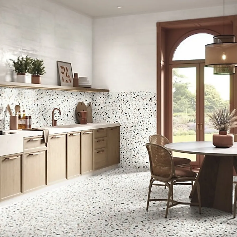 Les Carreaux De Jean Carrelage Sol Pour Cuisine|Carrelage Sol Effet Terrazzo<Carrelage interieur TERRAZZO TRENDY 20x20 Mix - Les Carreaux de Jean