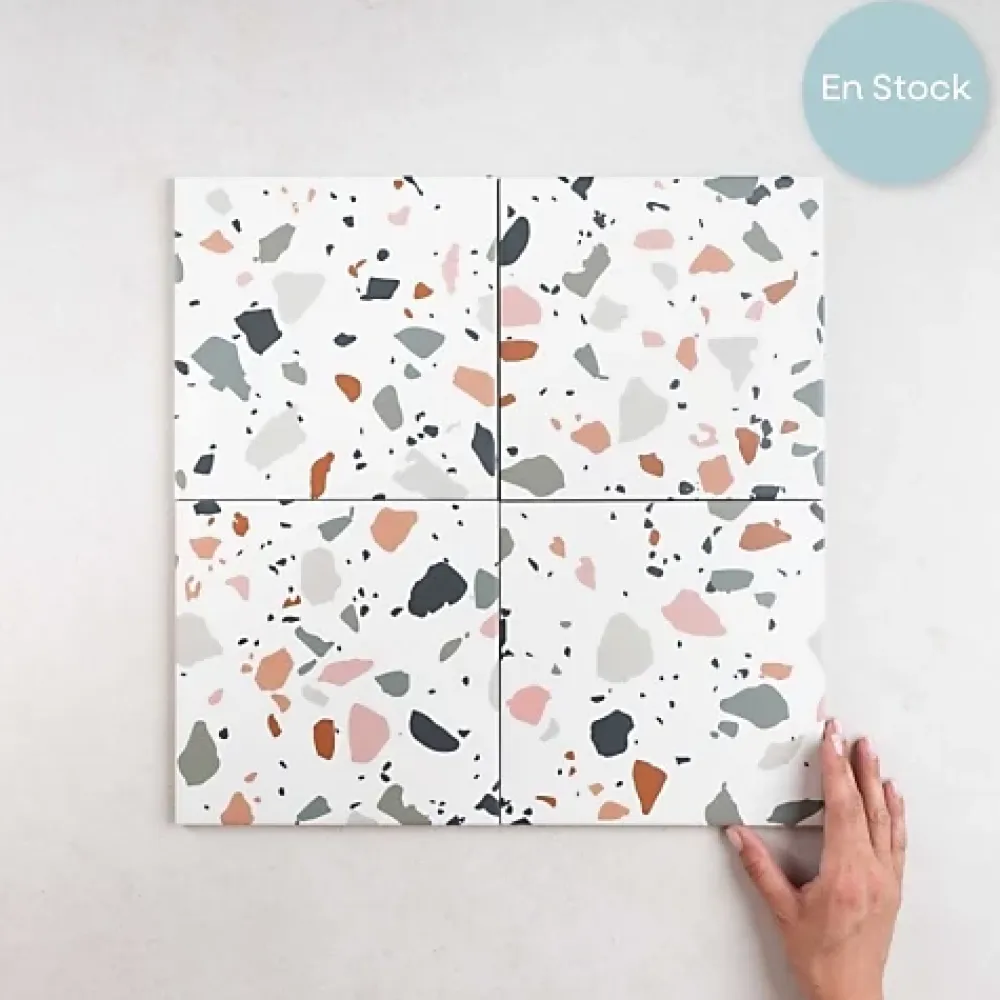 Les Carreaux De Jean Carrelage Sol Pour Cuisine|Carrelage Sol Effet Terrazzo<Carrelage interieur TERRAZZO TRENDY 20x20 Mix - Les Carreaux de Jean