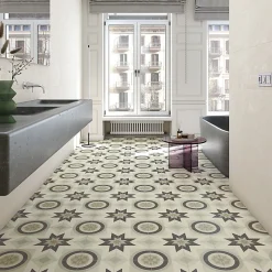 Eiffel art construction Mosaïque Pour Salle De Bains<Carrelage intérieur / extérieur effet ciment 20x20 cm BALI Nusa