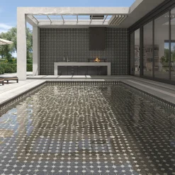 Eiffel art construction Mosaïque|Mosaïque Pour Pièce À Vivre<Carrelage intérieur / extérieur effet ciment 20x20 cm BALI Tuban antracita