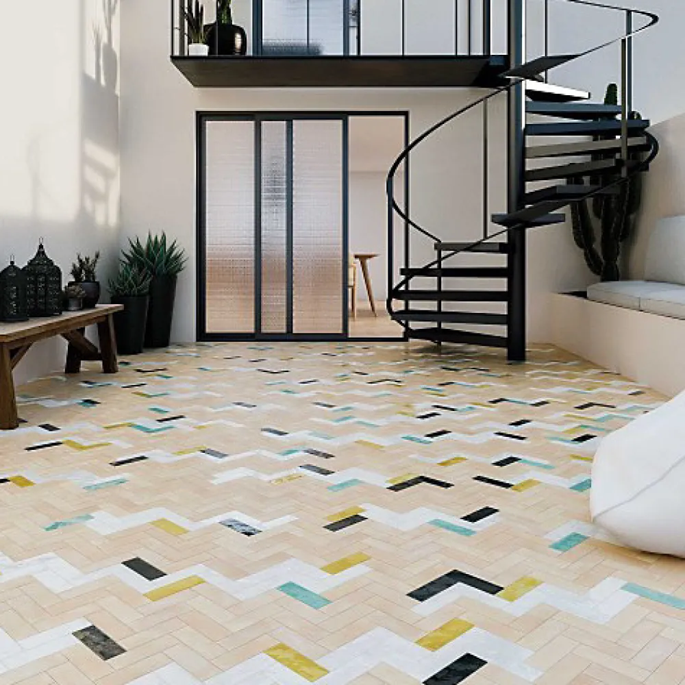Les Carreaux De Jean Faïence Pour Pièce À Vivre|Faïence Pour Cuisine<Carrelage intérieur Effet Zellige Turquoise BEJMAT 5x15 Lake - Les Carreaux de Jean