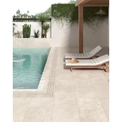 Aelle Carrelage Carrelage Sol Effet Pierre<Carrelage intérieur effet pierre naturelle de travertin 60x120 cm MYK-CR SAND