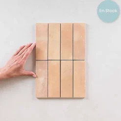 Les Carreaux De Jean  Faïence Pour Cuisine<Carrelage intérieur Effet Zellige BEJMAT 5x15 Biscuit - Les Carreaux de Jean