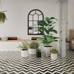 Les Carreaux De Jean  Faïence Pour Salle De Bains<Carrelage intérieur Effet Zellige Blanc BEJMAT 5x15 White - Les Carreaux de Jean