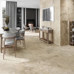 Concept Mosaïque carrelage izmir 60x120 cm effet travertin rectifié- Travertin