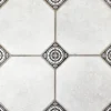 Concept Mosaïque carrelage LEEDS BLACK 33x33cm imitation carreaux ciment- Carrelage Sol Effet Carreaux De Ciment