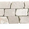 Pegane Carrelage mosaïque / Plaque de mosaïque mosaïque mur et sol en marbre naturel coloris blanc - 15 x 30,5 cm- Mosaïque Pour Wc
