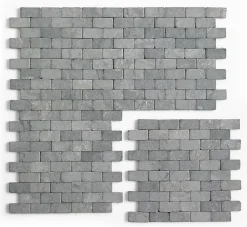 Pegane Mosaïque Pour Douche<Carrelage mosaïque / plaque de mosaïque mur et sol en marbre naturel coloris gris mat - 30 x 30 cm