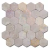 Pegane Mosaïque Pour Pièce À Vivre<Carrelage mosaïque (Boite de 1m²) /Plaque de mosaïque mur et sol en marbre naturel coloris rose - 33 x 33 cm