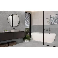 Prissmacer Carrelage mur effet béton DECOR BERCY GRIGIO L.120 x l.60cm- Carrelage Sol Effet Béton