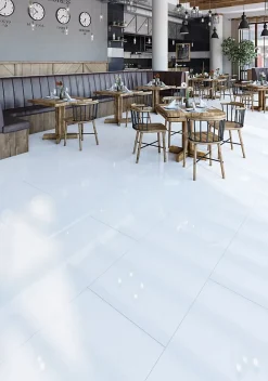 Limcaro Carrelage mur effet lisse blanc BRILLO l.30 x L.60 cm Brillant- Carrelage Sol Pour Pièce À Vivre|Carrelage Sol Effet Marbre