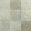 Aelle Carrelage Carrelage mur effet pierre gris vert 10x10 cm brillant - VERTICALE GREEN FIELD- Carrelage Sol Effet Pierre