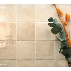 Aelle Carrelage Carrelage Sol Effet Pierre<Carrelage mur effet pierre beige 10x10 cm brillant - VERTICALE HOME