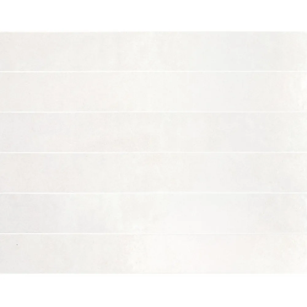 Aelle Carrelage Carrelage Sol Effet Pierre<Carrelage mur effet pierre blanc 5x40 cm brillant - VERTICALE CLEAN