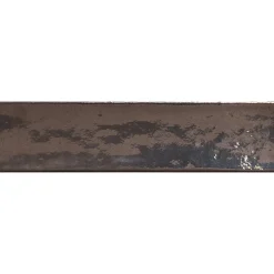 Aelle Carrelage Carrelage mur effet zellige bronze 6,5x26,6 cm CROMIA26 BRONZO- Carrelage Mural Uni