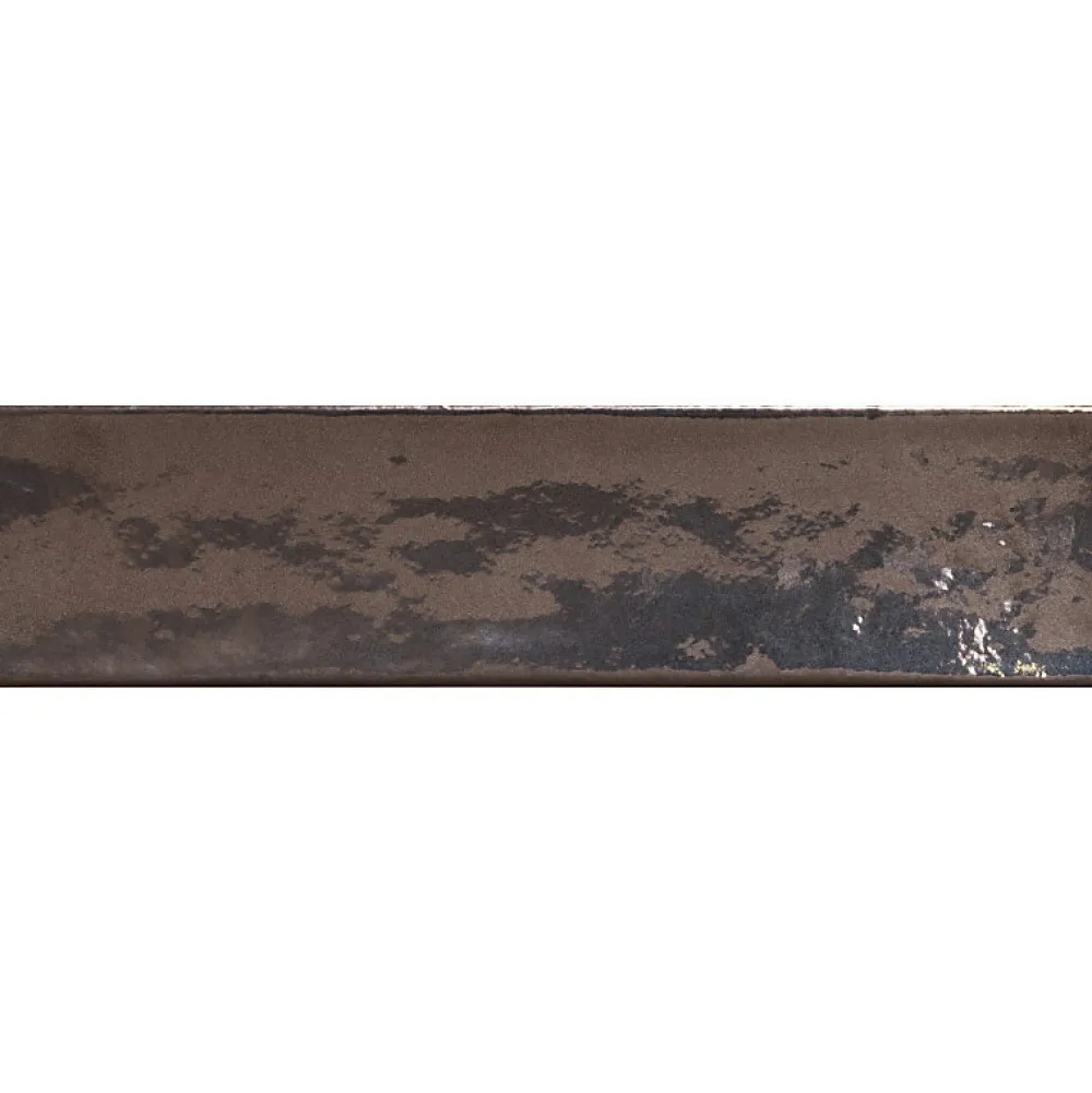 Aelle Carrelage Carrelage mur effet zellige bronze 6,5x26,6 cm CROMIA26 BRONZO- Carrelage Mural Uni