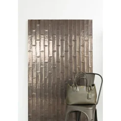Aelle Carrelage Carrelage mur effet zellige bronze 6,5x26,6 cm CROMIA26 BRONZO- Carrelage Mural Uni