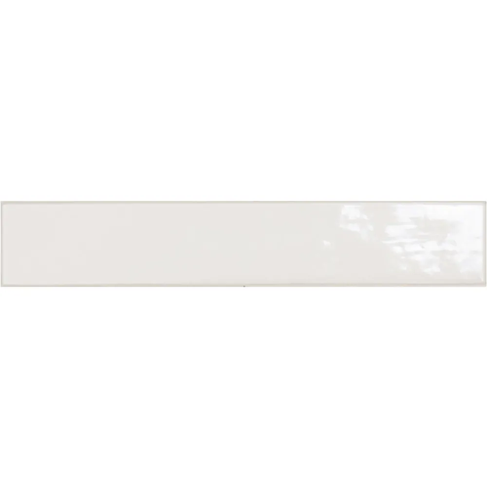 Aelle Carrelage Carrelage Mural Uni<Carrelage mur effet zellige blanc 6,5x40 cm MANACOR WHITE