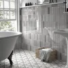 Aelle Carrelage Carrelage mur effet zellige bejmat gris 6,5x20 cm ARTISAN ALABASTER- Carrelage Mural Uni|Carrelage Mural Pour Wc