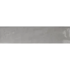 Aelle Carrelage Carrelage mur effet zellige gris 6,5x26,6 cm CROMIA26 GRIGIO 3- Carrelage Mural Uni