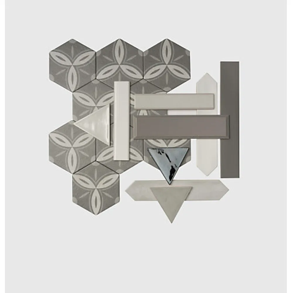 Aelle Carrelage Carrelage mur effet zellige bejmat gris anthracite 13,2x13,2 cm ARTISAN GRAPHITE- Carrelage Mural Uni|Carrelage Mural Pour Wc