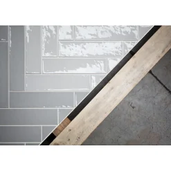 Aelle Carrelage Carrelage mur effet zellige gris 6,5x26,6 cm CROMIA26 GRIGIO 2- Carrelage Mural Uni