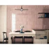 Aelle Carrelage Carrelage mur effet zellige rose brillant 6x24,6 cm TRIBECA TEA ROSE- Carrelage Sol Uni|Carrelage Sol Pour Wc