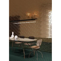 Aelle Carrelage Carrelage mur effet zellige doré 6,5x26,6 cm CROMIA26 ORO- Carrelage Mural Uni|Carrelage Mural Pour Wc