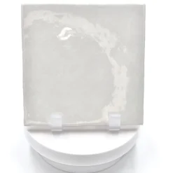 Aelle Carrelage Carrelage mur effet zellige bejmat blanc 13,2x13,2 cm ARTISAN WHITE- Carrelage Mural Uni|Carrelage Mural Pour Cuisine